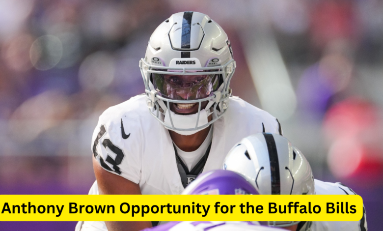 Anthony Brown Opportunity for the Buffalo Bills