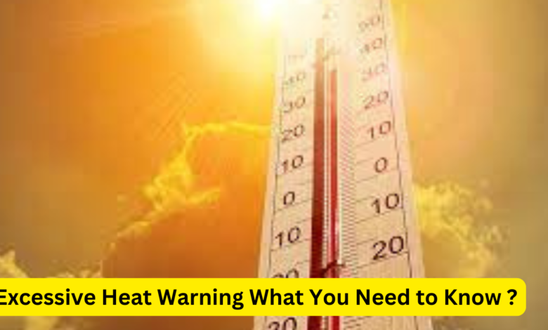 Excessive Heat Warning