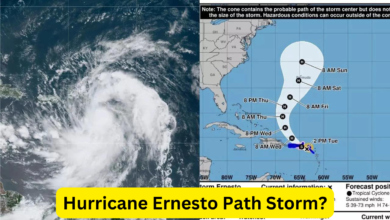 Hurricane Ernesto Path