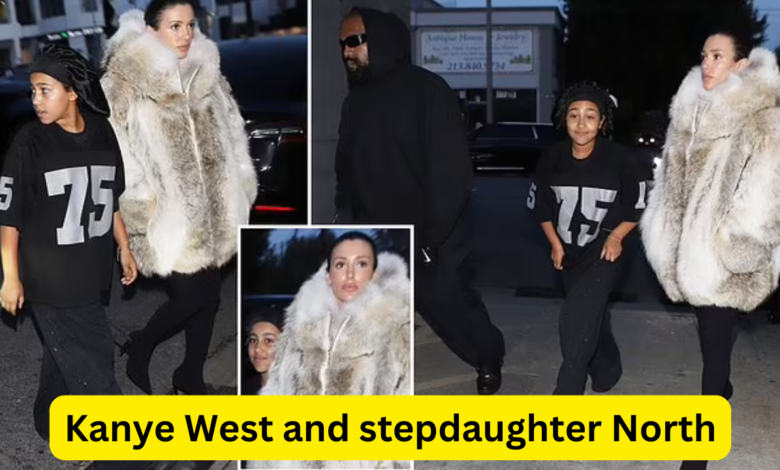 Kanye West and stepdaughter North