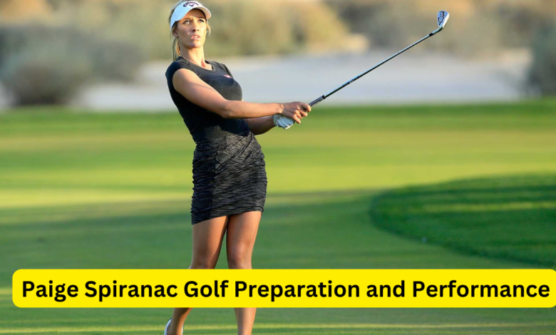 Paige Spiranac Golf Preparation