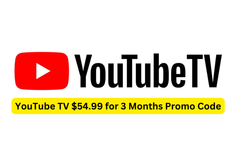 YouTube TV $54.99 for 3 Months Promo Code