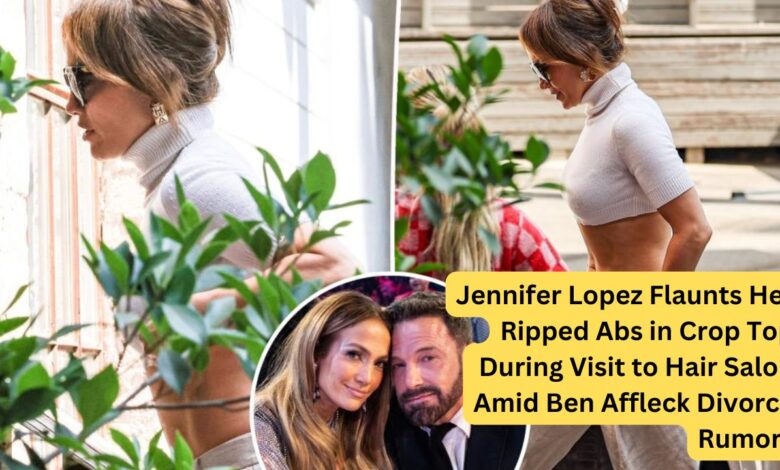 Jennifer Lopez Flaunts Her Ripped Abs