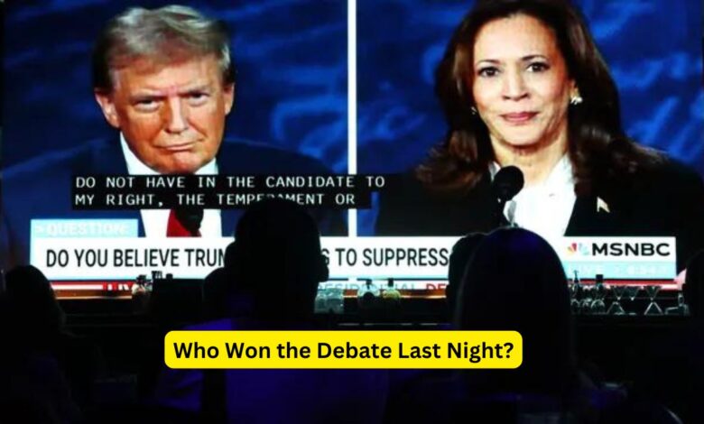 Who Won the Debate Last Night